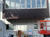 전농동 교회 2층 창문 폴딩도어