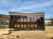 포천 이동면 세컨 주택(컨테이너 주택) 3개동 폴딩도어 창