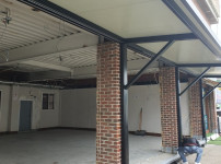 포천 송우리 카센터 폴딩, 천정비가림막 설치