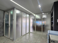 동두천 사무실 공간 나눔 고정창+도어 공사