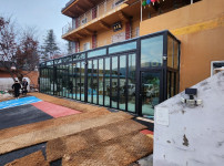 운악산 성불사 외부 테라스 창호 공사