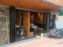 양천구 신정동 고기집 외부창 폴딩도어