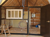 포천시 이동면 글램핑장 PVC 단창 샤시 시공