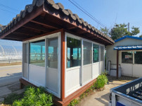 철원 주민쉼터 정자 샤시