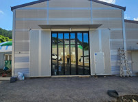 내촌 고무공장 폴딩도어 시공