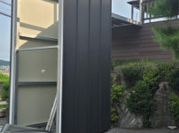 부평리 전원주택 휠체어 사용 리프트 안전벽  시공