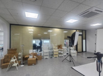 창동 사무실 유리파티션에 블라인드 시공