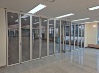 수원 다솔초등학교 도서실 폴딩도어 시공